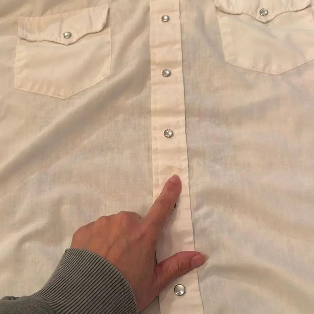 ATA Vintage 70s Authentic Western Pearl Snap Shirt Embroidered Peacock Floral Yo